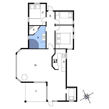 M146-idestrup-ellevaenget-10 Ferienhaus Bøtø By